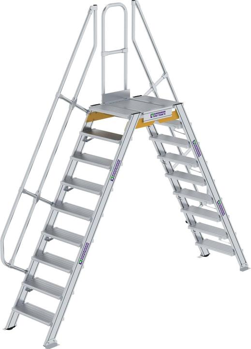 Produktbild Munk Überstieg 60° Stufenbreite 600 mm 9 Stufen (Plattformleiter, 60 cm)