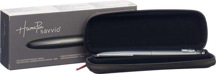 Productafbeelding Humapen Savvio Pen voor insuline-injecties grafiet (Insulinepriet)