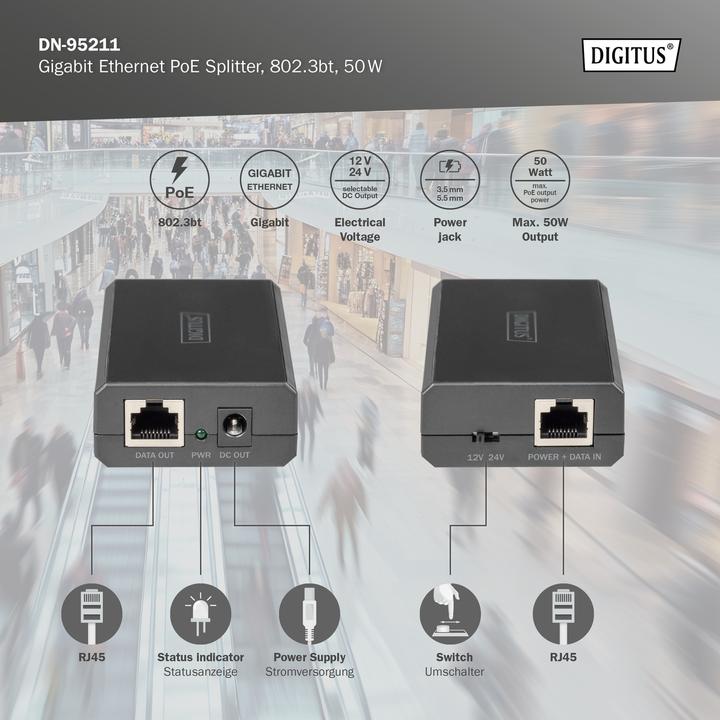 Produktbild Digitus DN-95211 (802.3bt (PoE++), 51 W)