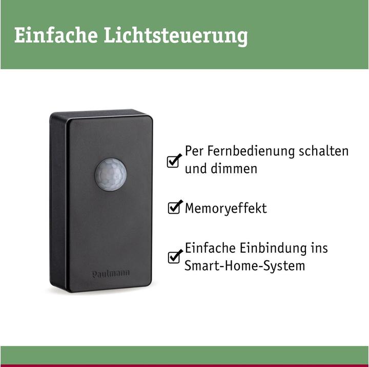 Actual product image Paulmann HF motion detector Zigbee, IP44 (10 m)