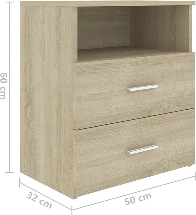 Immagine prodotto vidaXL Nachttisch (50 x 32 x 60 cm)