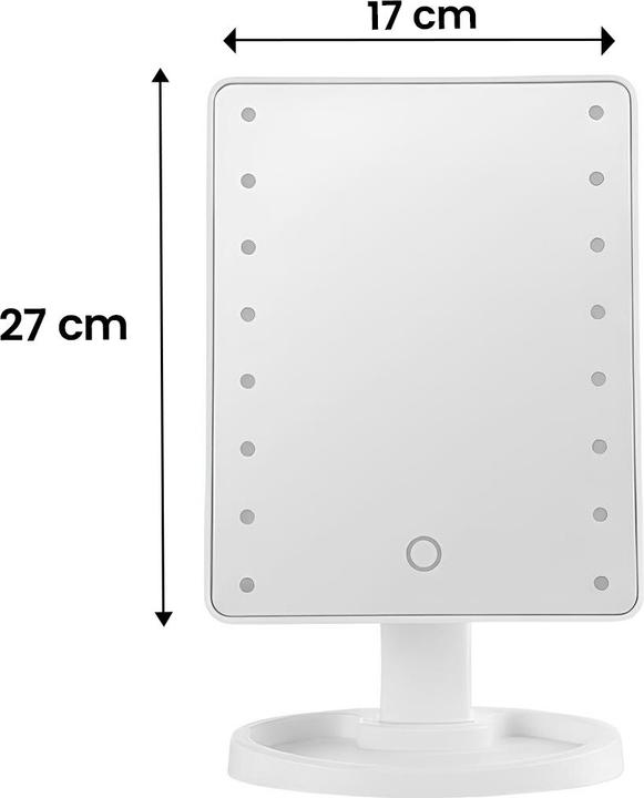 Produktbild Avizar LED-Kosmetikspiegel mit Touch & 360° Drehung