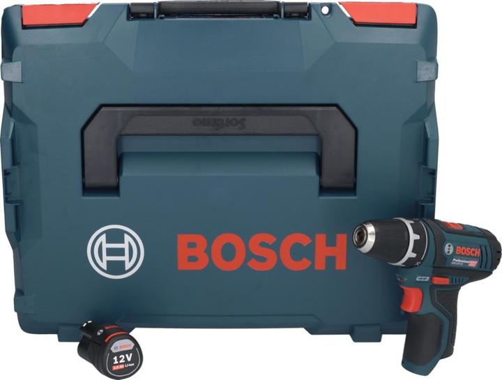 Produktbild Bosch Professional GSR 12V-15 Professional Akku Bohrschrauber + 1x Akku 3,0Ah + L-Boxx - ohne Ladegerät