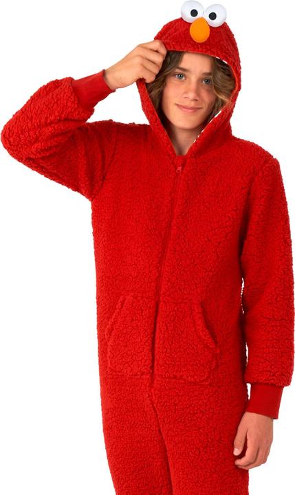 Immagine prodotto OppoSuits Elmo Onesie für Kinder (92, 98, 104)