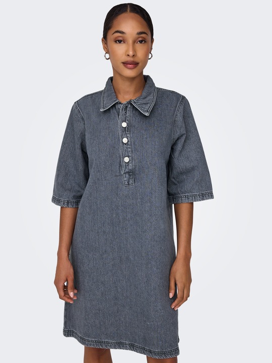 Produktbild Only Normal geschnitten Hemdkragen Kurzes Kleid Kleid (XS)