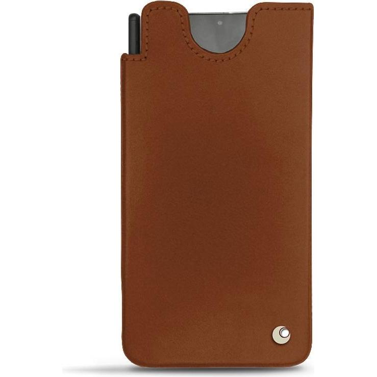 Noreve Lederschutzhülle (Samsung Galaxy S21 Ultra), Smartphone Hülle, Braun