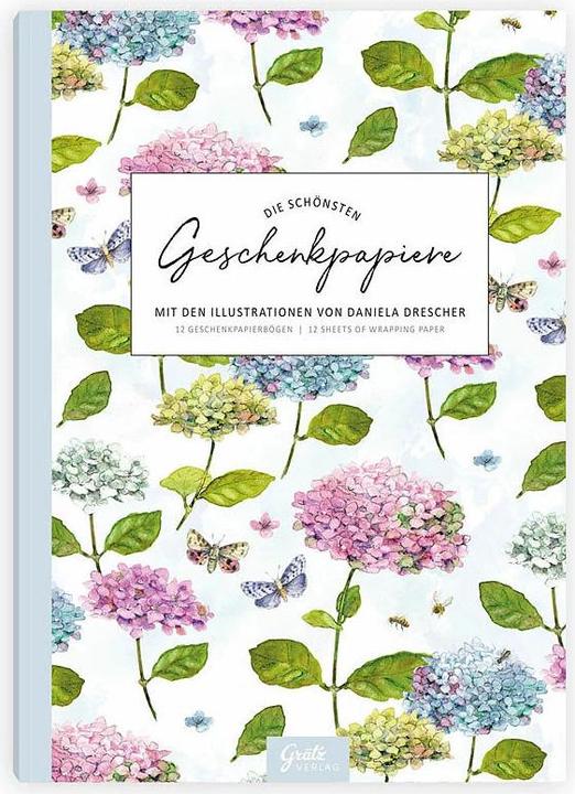 Image du produit Geschenkpapierbuch Hortensien (Allemand)