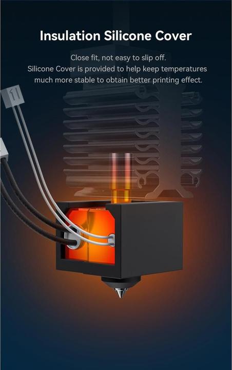 Actual product image Creality Heating element Ender 3V3 SE heating block set (Blast pipe)