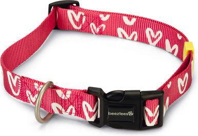 Productafbeelding Beeztees BZ NYL HALSBAND HART ROZE 48-7 (48, 49, 50, 52, 54, 56, 58, 60, 62, 68, Hond, Algemeen)