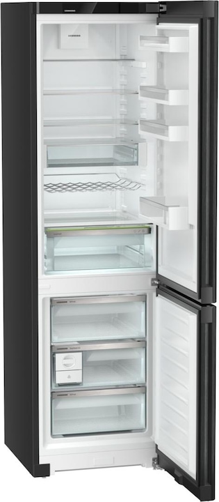 Actual product image Liebherr Fridge-freezer free-standing Plus CNbdd 5733 Front BlackSteel and black (371 l)