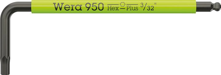 Wera 950 SPKS Multicolour Hex-Plus 3/32"