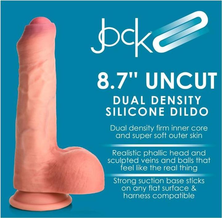 Produktbild Pipedream Dildo Penis Mit Hoden Doppelter Dichte Ungeschnittenes Fleisch 22 cm
