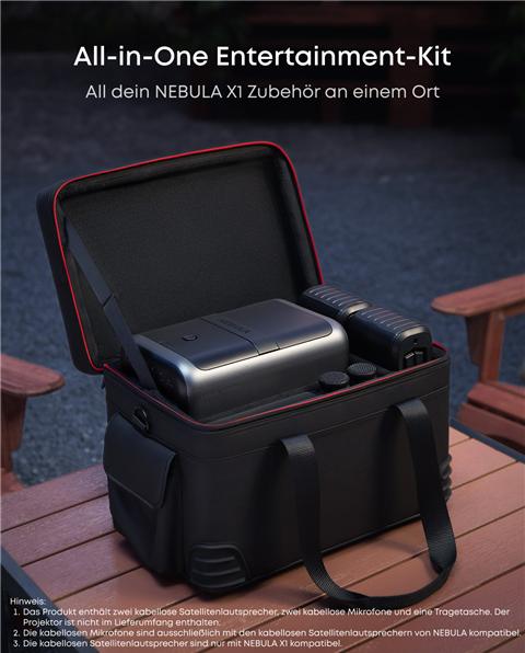 Produktbild Anker 4.1.2 Sorround Sound Speaker, 2x Mikrofone Nebula X1 Accessary Pack (Diverse)