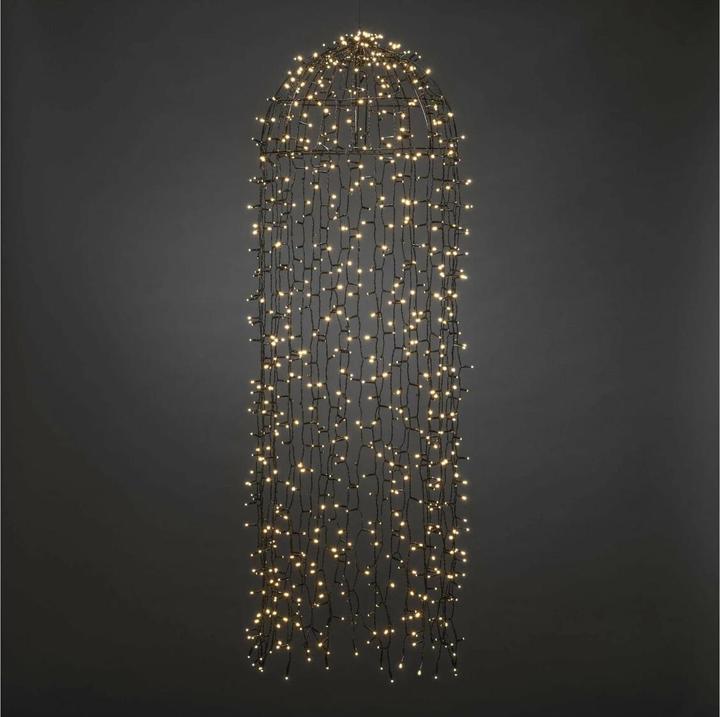 Produktbild Konstsmide LED-Lichtervorhang Qualle, 900 LED, 1.45 m, Outdoor (1.45 m)