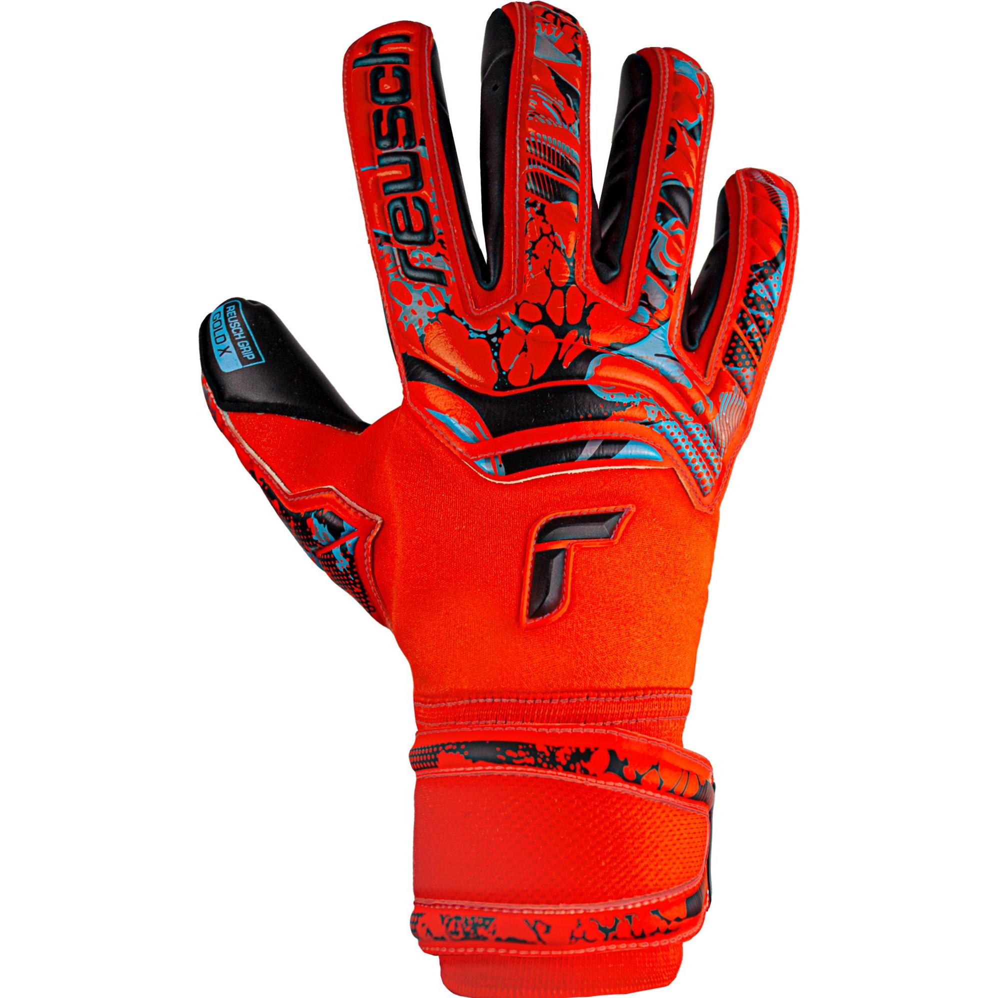 Thumbnail - Reusch, Unisex, Handschuhe, Gold X Attrakt, Rot, (10.5)