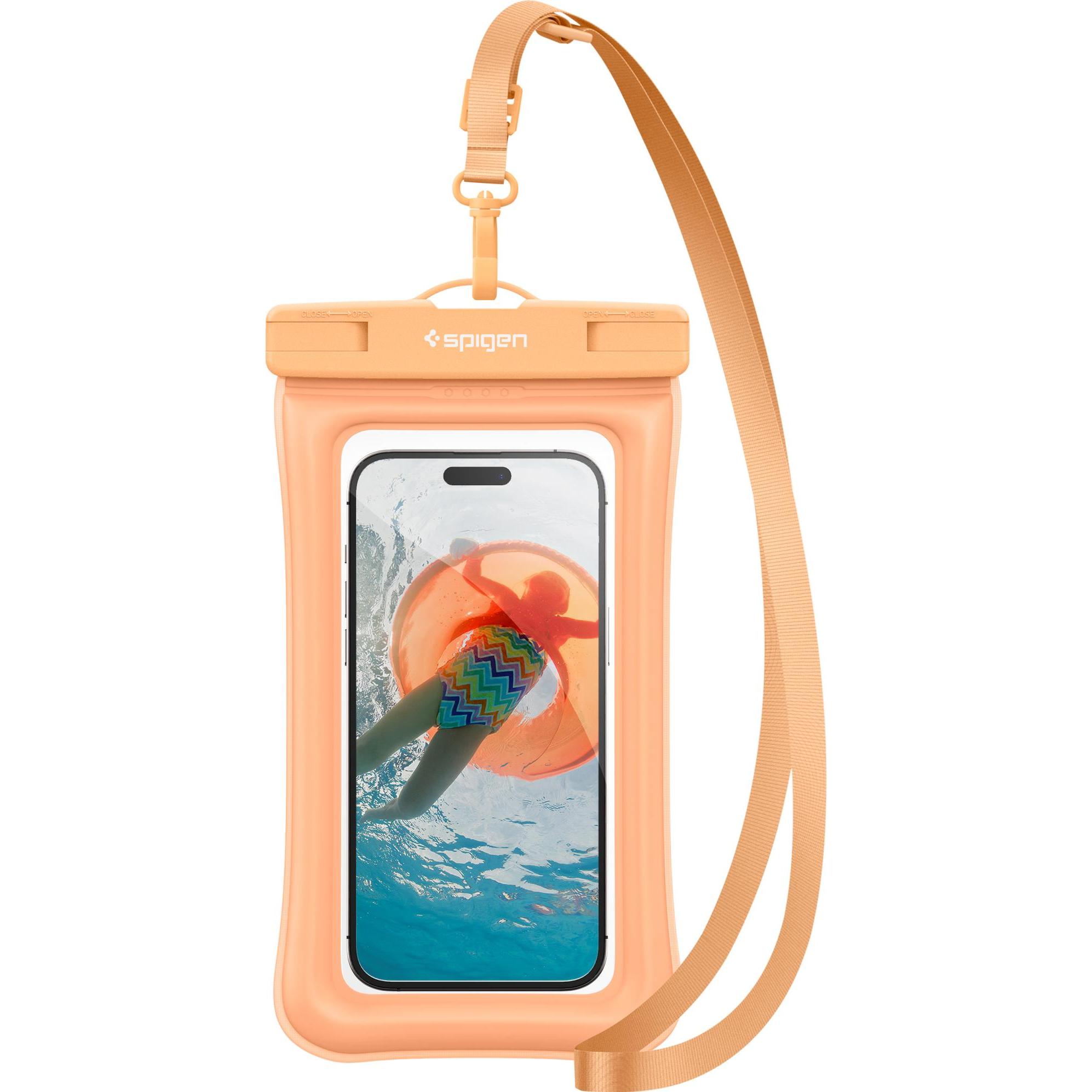 Spigen Waterproof Case A610 Universal apricot ACS06011 (Universal), Smartphone Hülle, Orange