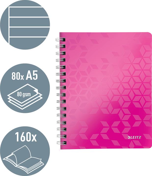 Produktbild Leitz Wow (A5, Liniert, Weicher Einband)