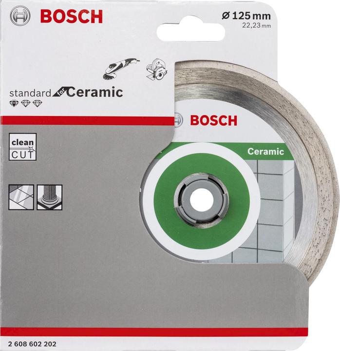 Actual product image Bosch Professional Zubehör Diamond saw blade Standard for Ceramic, 125 x 22.23 x 1.6 x 7 mm, 1-pack