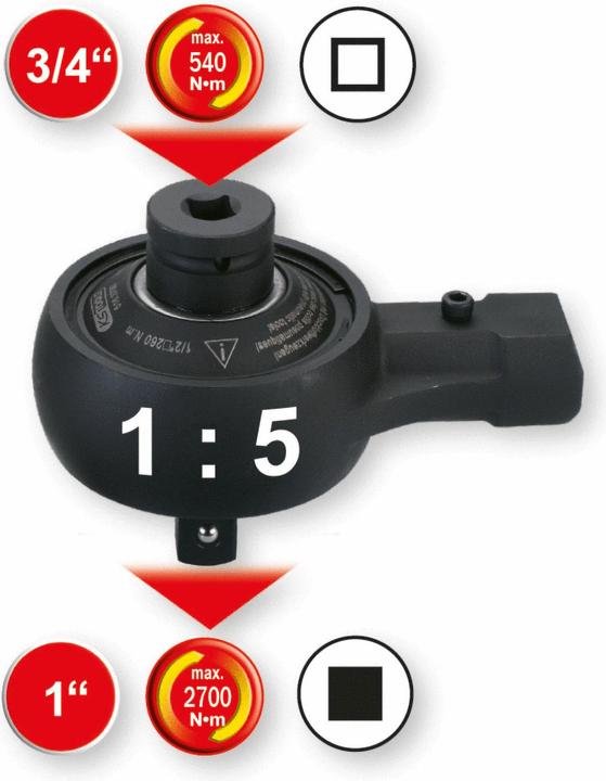 Immagine prodotto KS Tools 516.3705 (3/4", 540 Nm, 2700 Nm)