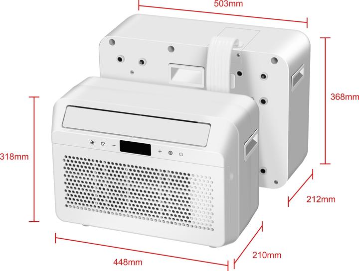 Image du produit Climatech YFA-05C (12 m², 5000 BTU/h)