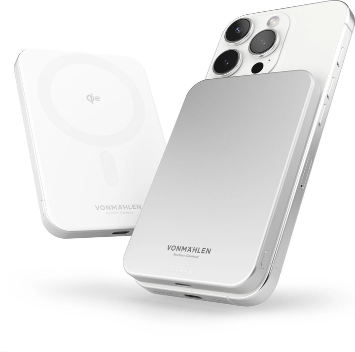 Produktbild Vonmählen Evergreen MagSafe Powerbank 5000 mAh (5000 mAh, 15 W, 19.25 Wh)