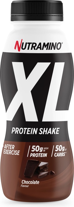 Actual product image Nutramino Protein XL Recovery Shake Chocolate (12x475ml) (Chocolat, 12 pcs., 5.70 g)