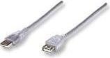Produktbild Manhattan Hi-Speed USB 2.0 Verlängerungskabel (1.80 m, USB 2.0)