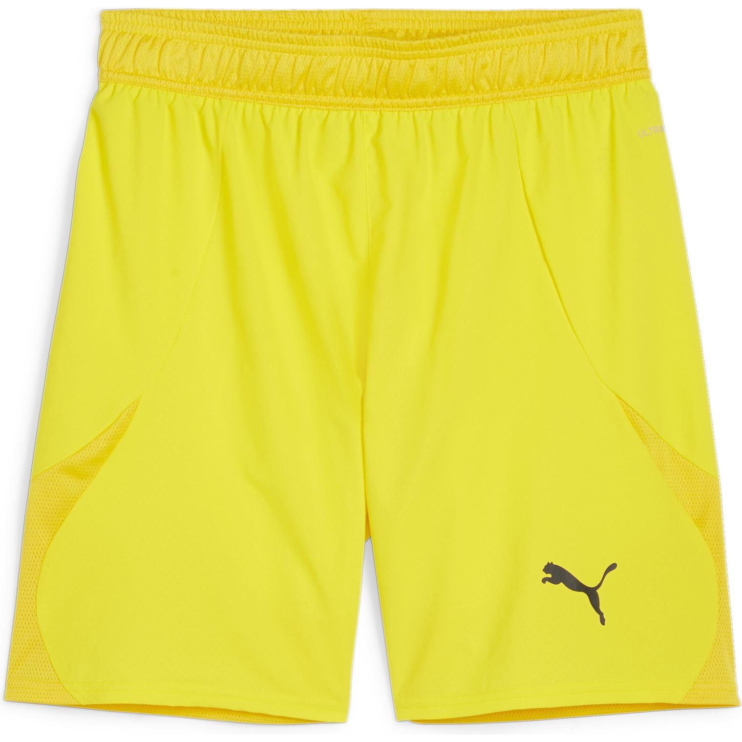 Puma, Herren, Sporthose, teamFINAL Shorts (L), Gelb, L