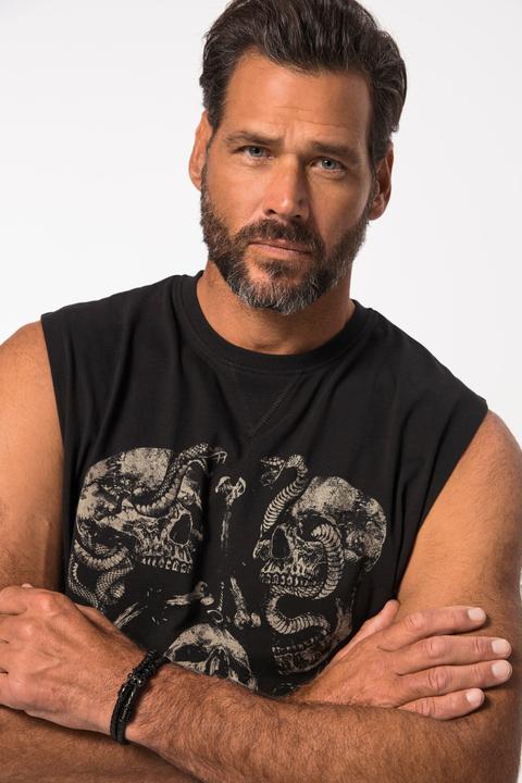 Actual product image JP1880 Tank top, chest print, up to 8 XL (7XL)