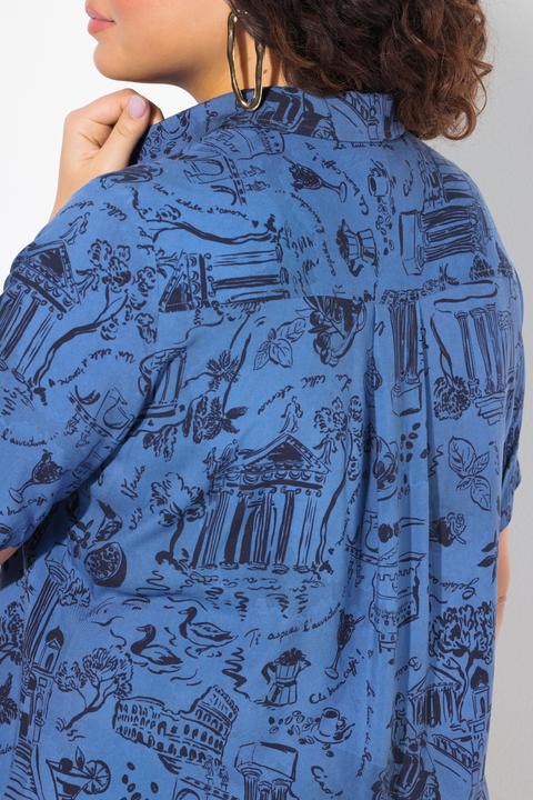 Produktbild Ulla Popken Bluse, Holiday, Hemdkragen, Halbarm (42, 44)