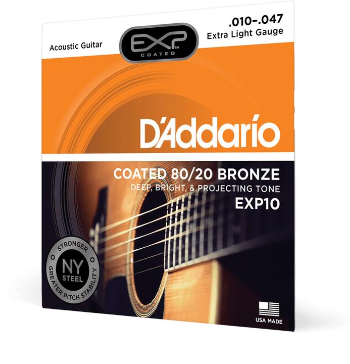 Produktbild D'Addario Exp10 (6x, Gitarre, 0.05")