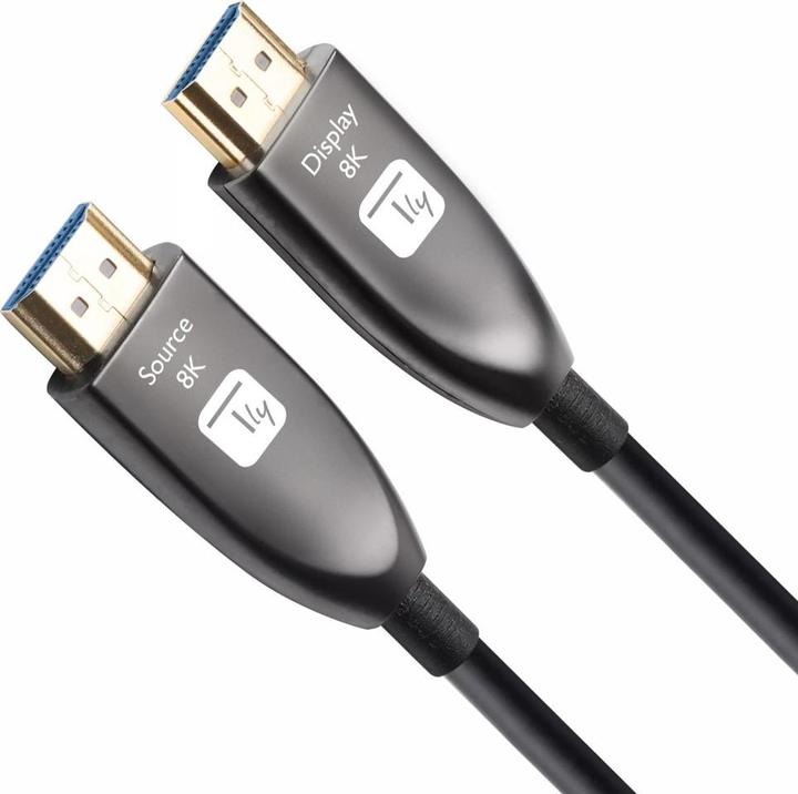 Image du produit Techly Câble à fibre optique HDMI 8K 60Hz AOC 10m (10 m)