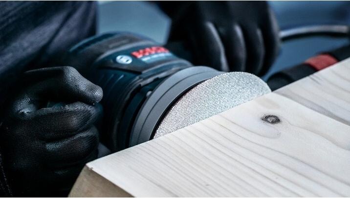 Actual product image Bosch Professional Zubehör EXPERT M480 Sanding net for random orbital sander, 150 mm, G 120, 50 pieces (120)