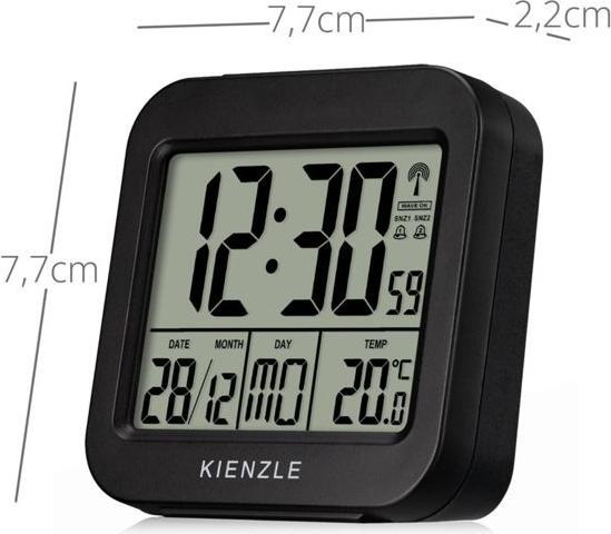 Produktbild Kienzle Reisewecker mit Innentemperatur