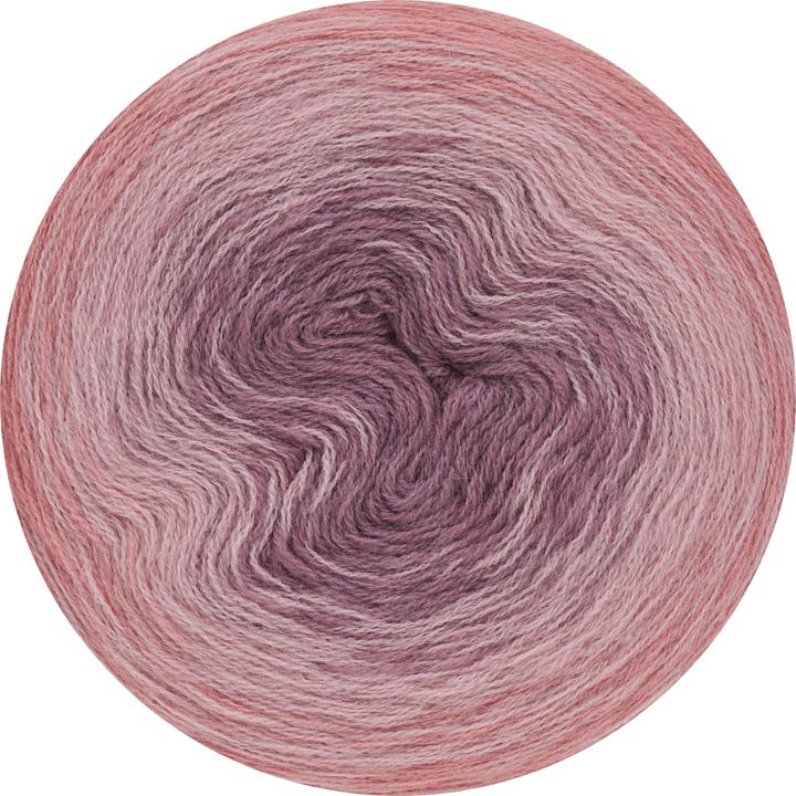 Rico Creativ Wool Dégradé - Gomitolo Di Lana 200g Sfumato Malva/Rosa Per Maglia E Uncinetto