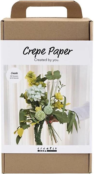 Image du produit Creativ Company Bastelset Krepppapier Blumenstrauss, Mehrfarbig (1x)
