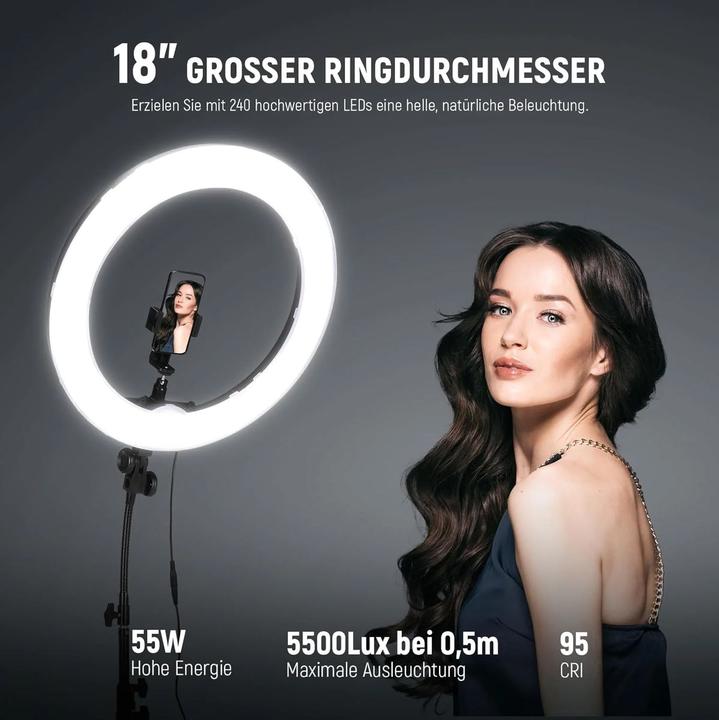 Productafbeelding Neewer RL-18 Ringlicht | 18" (Ringlicht)