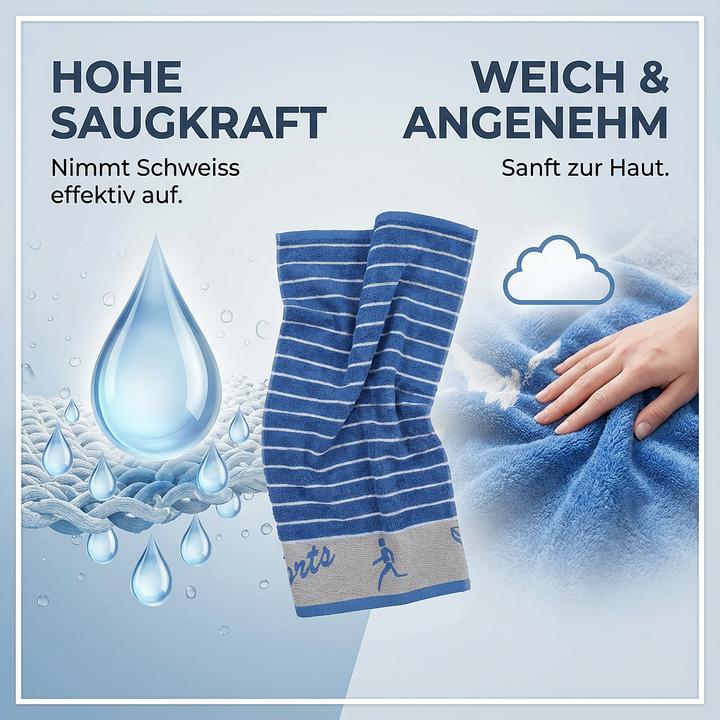 Produktbild Champ Herren Sport-Handtuch (120 x 60 cm)