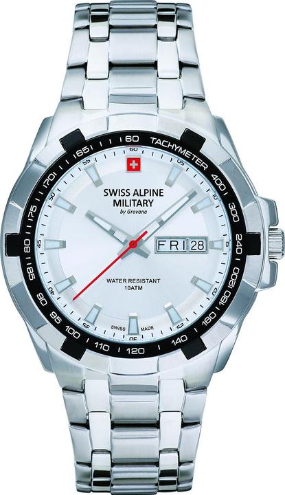 Produktbild Swiss Alpine Military 7043.1132 Day-Date 42mm 10ATM (Analoguhr, 42 mm)
