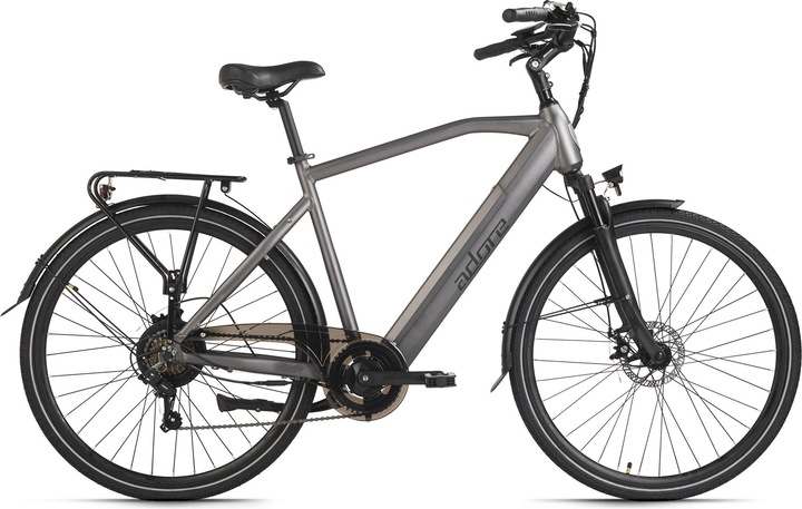 Immagine prodotto Adore E-Citybike 28" city bike in alluminio CV-190 motore posteriore 45NM / 12,8Ah antracite opaco (53 cm)