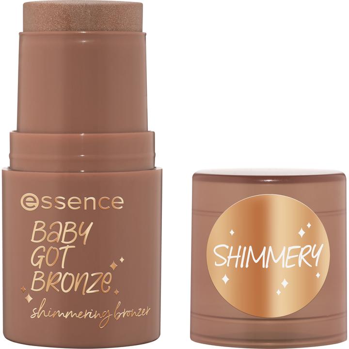 Actual product image essence BABY GOT BRONZE shimmering bronzer (20 Holiday Glow, Bronzer, 5.50 g)