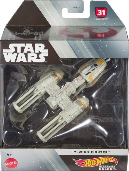 Produktbild Mattel Star Wars Hot Wheels Starships Select 1:50 Y-Wing Fighter