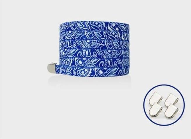 Actual product image MU Classic Bandana Series 1 pair of elasticated shoelaces (100 cm)
