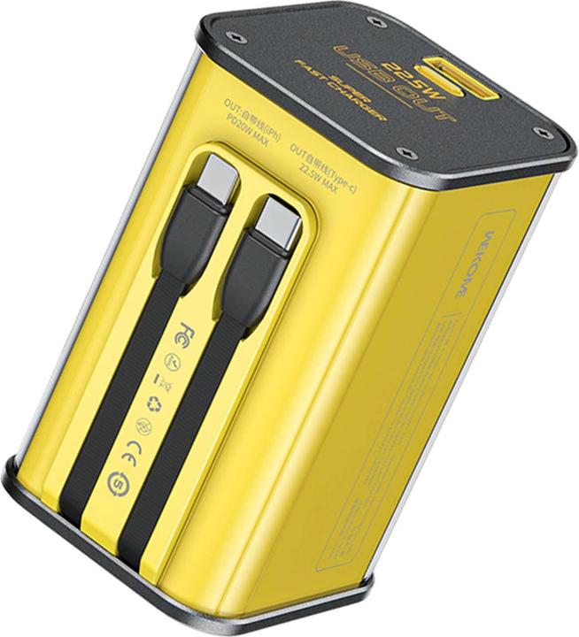 Actual product image Wekome Power nbank Super Fast Charging (20000 mAh, 22.50 W, 74 Wh)