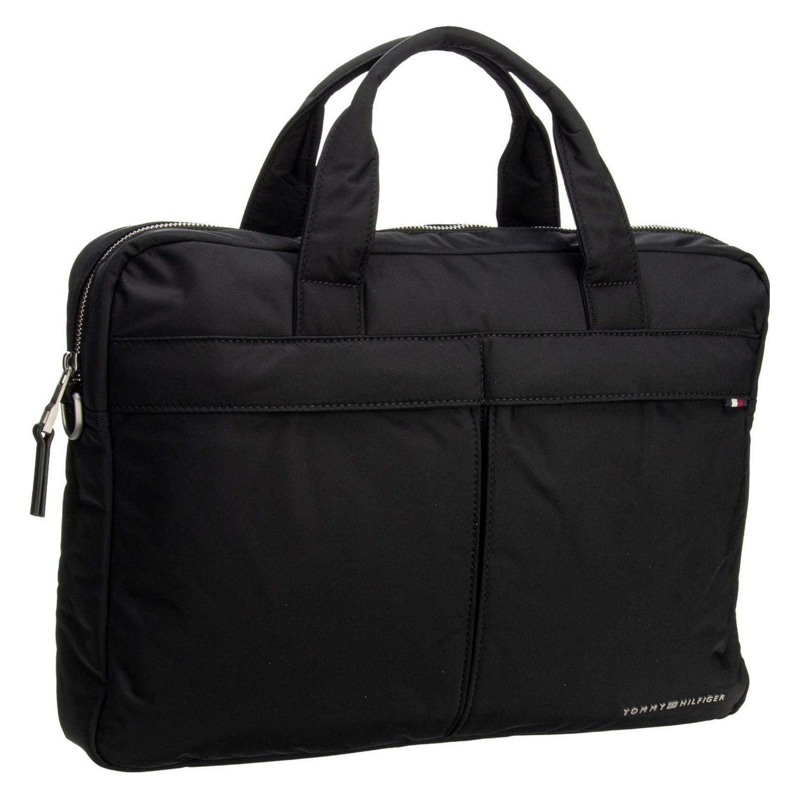 Tommy Hilfiger Aktentasche Th Signature Computer SP24 (15"), Notebooktasche, Schwarz
