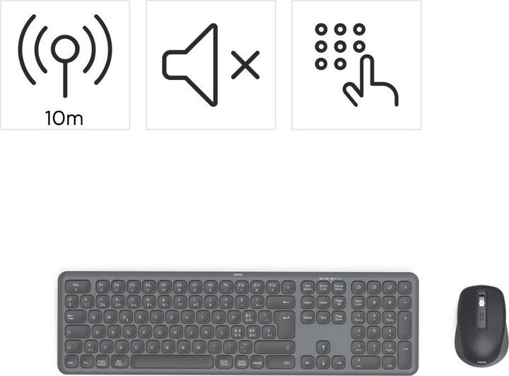 Image du produit Hama WKM-550 (CH, Sans fil)