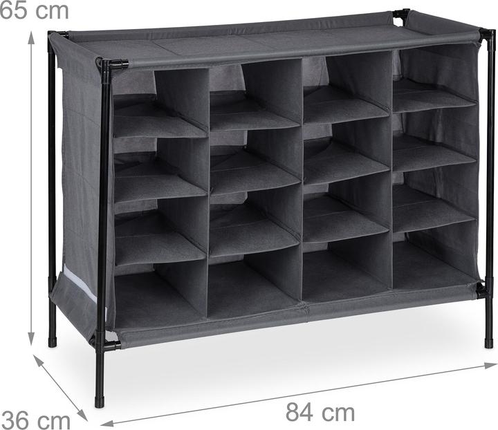 Productafbeelding Relaxdays Camping schoenenrek (84 x 36 x 65 cm)