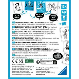 Energy Label Ravensburger 24685 That's not a hat - Incognito - Party game, card game for 3-8 people (German, Italian, Dutch, French)