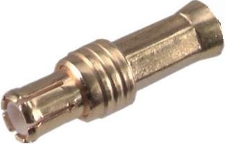 Huber & Suhner HF-Steckverbinder, MCX, Messing, Stecker, Gerade, 50Ohm, Crimp-Anschluss