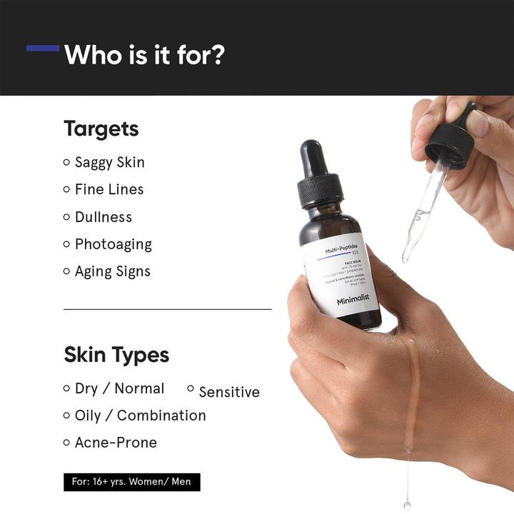 Produktbild Minimalist Multi-Peptides 10% Face Serum (30 ml)